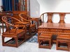 红桥红  家具严选  缅甸花梨（大果紫檀）  【拐手圈椅 明式沙发 十二件套】 商品缩略图2