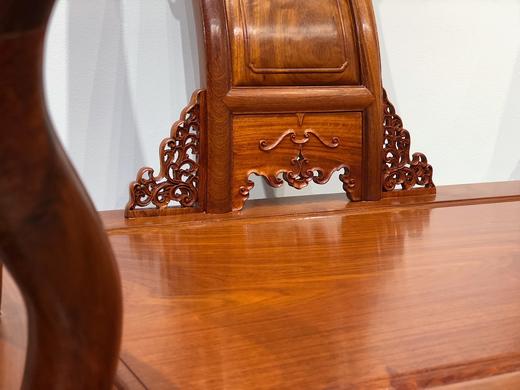 红桥红  家具严选  缅甸花梨（大果紫檀）  【拐手圈椅 明式沙发 十二件套】 商品图7