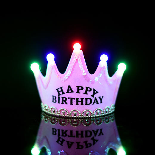 生日配件丨网红派对发箍、水晶皇冠、搞怪眼镜、儿童发光皇冠【加购款，不单独配送】 商品图4