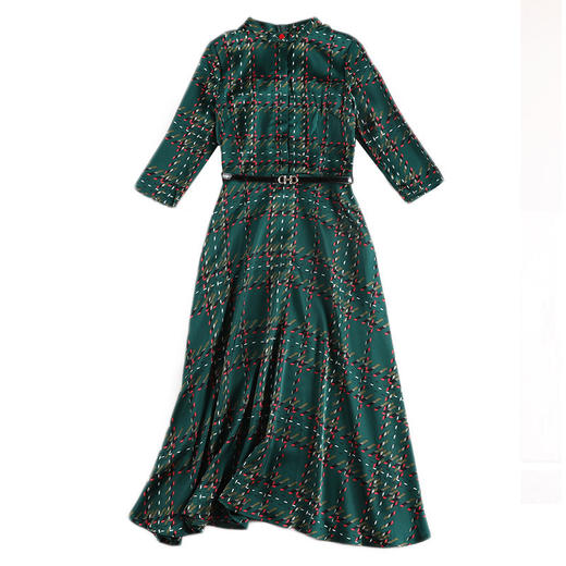 QM-10619女装2020新款减龄打底连衣裙 商品图4