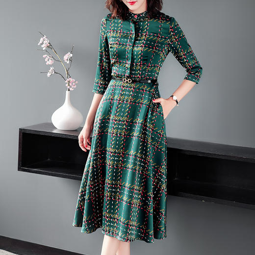 QM-10619女装2020新款减龄打底连衣裙 商品图0