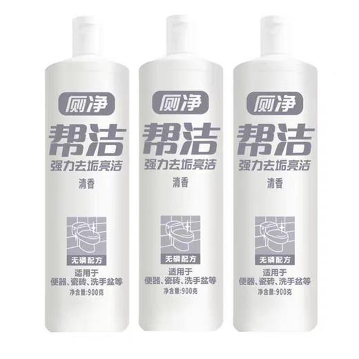 帮洁强力去垢亮洁厕净   900g/瓶 商品图0