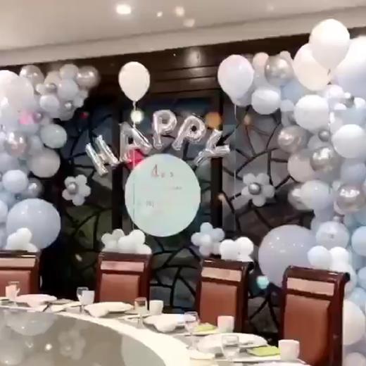 浅蓝色系宝宝生日宴布置 商品图2