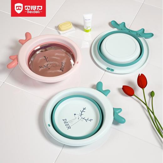 可以折叠的脸盆（颜色随机发） 商品图0