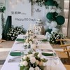 《无忧无虑》白绿色系鲜花气球宝宝百日宴 商品缩略图1