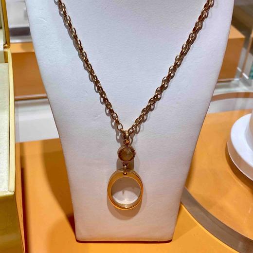 芙丽芙丽/Folli Follie 水晶环形吊坠项链 商品图0