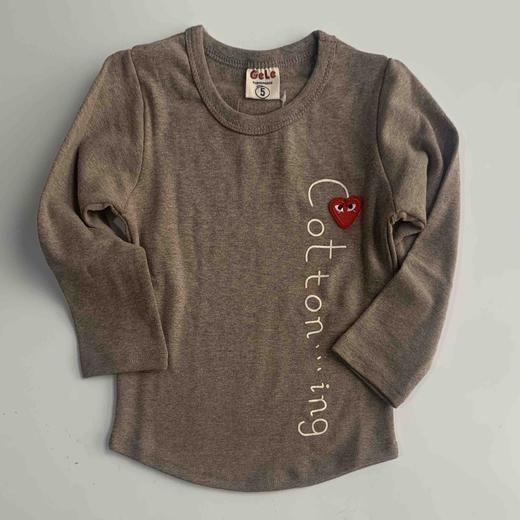 【90-130cm 素色好搭配系列 】厚棉打底衫 T恤衫 四色可选 这个季节提前备 商品图2