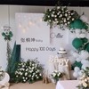 《无忧无虑》白绿色系鲜花气球宝宝百日宴 商品缩略图2