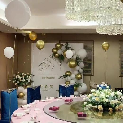 《岁月静好》气球鲜花订婚宴布置 商品图2