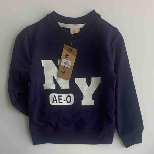 ***【开放日 腾坑位】90-130cm 圆领套头毛圈卫衣 薄毛圈 男童 女童 上学穿着 舒适 好运动 商品图1