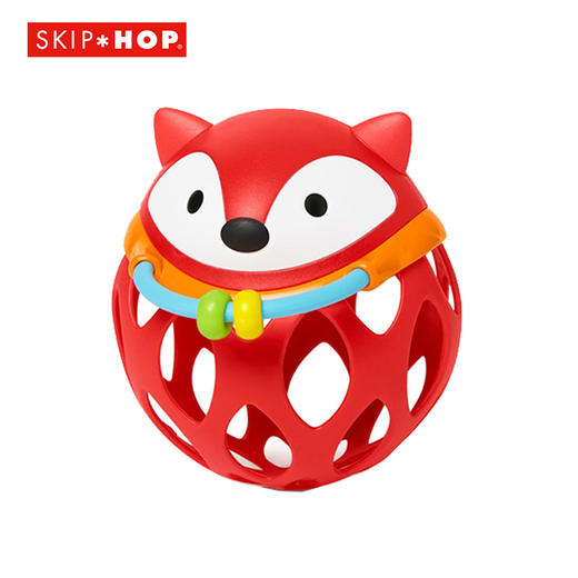 【QHXJ】美国Skiphop 婴儿练习磨牙可咬胶玩具摇摇球-【玩具】 商品图2