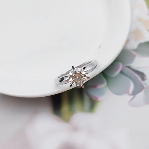 18K钻石戒指（1.038ct）圈号12# 商品图1