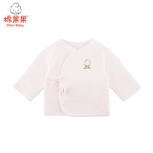 棉果果冬季内衣男童女童提花空气层偏襟上衣M401111620602 商品图2