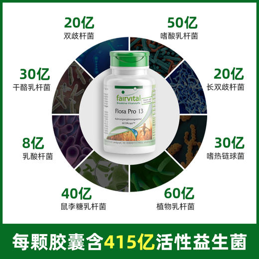 fairvital 复合益生菌胶囊 60粒/瓶