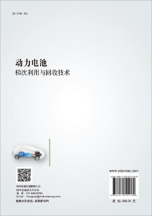 动力电池梯次利用与回收技术/李丽 商品图1