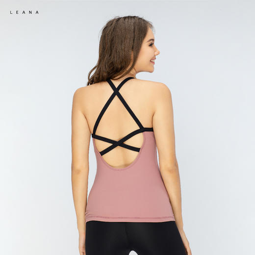 LEANA瑜伽服双交叉美背瑜伽背心LN3206 商品图2