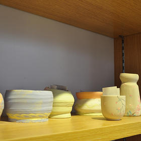 【陶艺】彩绘、烧制、杯把手、泥补差