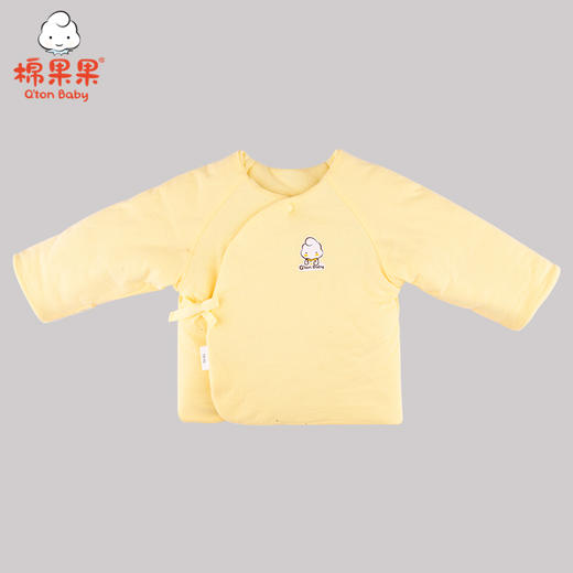 棉果果冬季内衣男童女童铺棉偏襟上衣M401111820612 商品图1