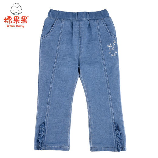 棉果果春秋冬季女童长裤裤子M422200420742 商品图0