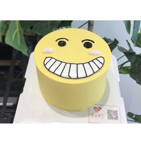 笑脸蛋糕4英寸（进口淡奶油+新鲜水果）提前1小时预定