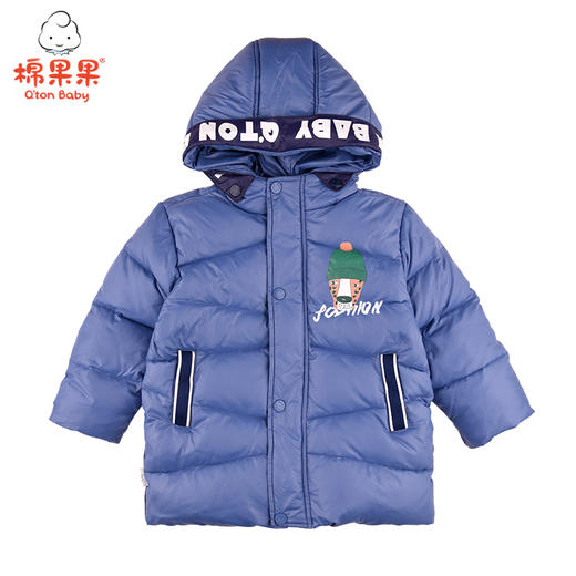 棉果果冬季男童中长款羽绒服M412102920654 商品图0