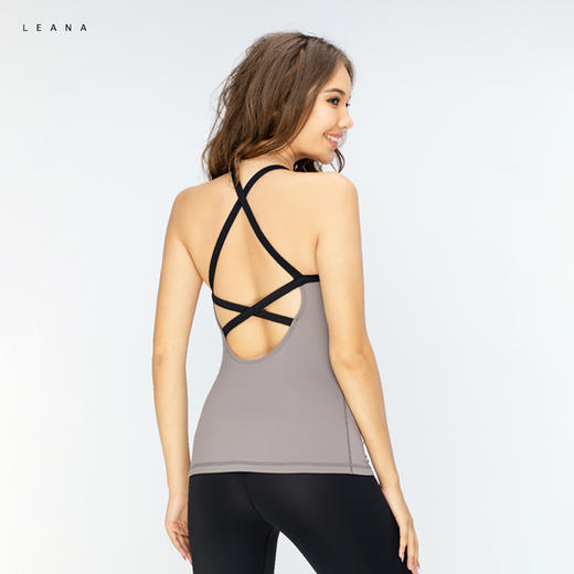 LEANA瑜伽服双交叉美背瑜伽背心LN3206 商品图1