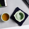 【汝窑快客杯一壶一杯便携茶具】陶瓷布包茶礼居家日用旅行套装 商品缩略图1