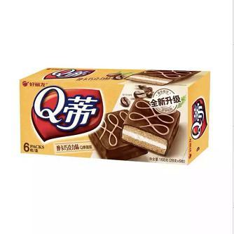 好丽友Q蒂蛋糕（摩卡巧克力味）168g/盒 商品图0