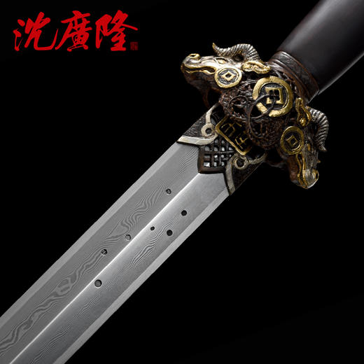 丑牛剑 清剑 汉剑 唐剑 龙泉沈广隆宝剑 传统宝剑 未开刃 商品图3