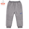 棉果果冬季男童小毛圈针织夹棉长裤裤子M412200820718 商品缩略图1
