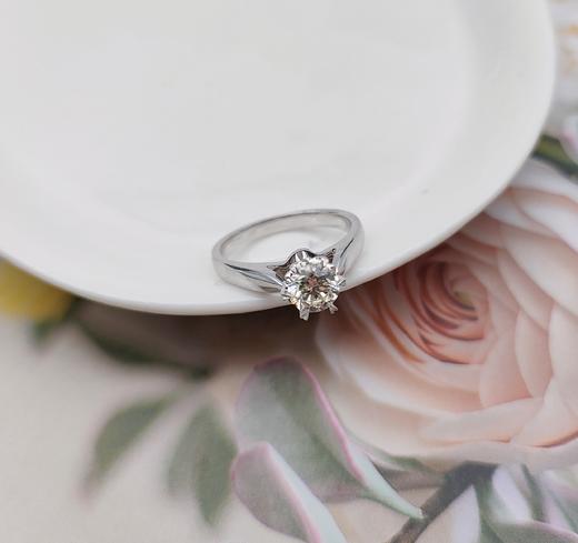 18K钻石戒指（0.566ct）圈号9# 商品图1