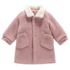 JSL-84-2女童中大童水貂绒呢子中长款大衣 商品缩略图4