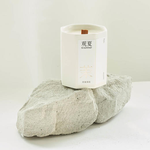 听泉茉莉—精油木芯香薰蜡烛 商品图1