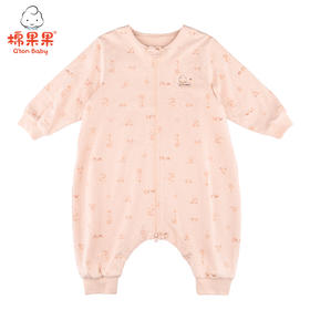 棉果果薄款男童女童新疆彩棉面料双层彩棉，内层不加棉，建议夏季或暖气房使用双层分腿睡袋M405570120637注意！商城均不带外包装礼盒哦~