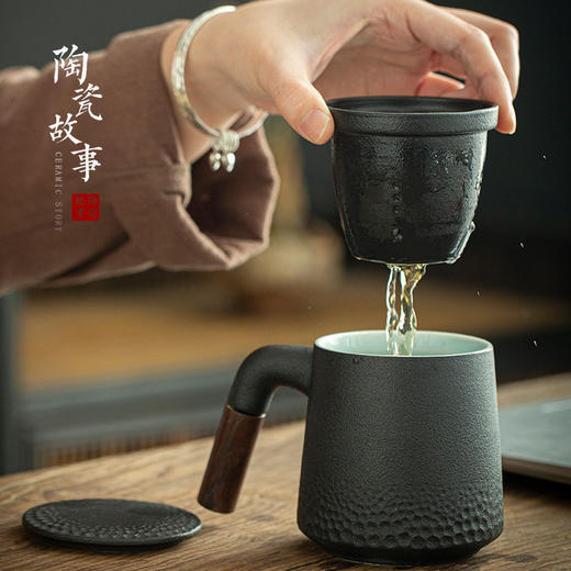 茶杯-陶瓷泡茶杯-百川泡茶杯 商品图1