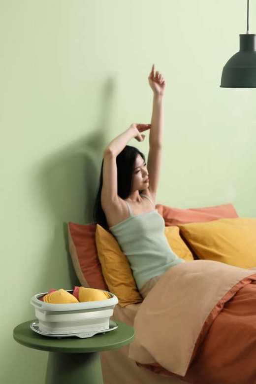 【高温+紫外线双重消毒 高达99.9%】moido折叠烘干盒便携式家用小型烘干机内衣干衣盒旅行消毒机， 商品图12