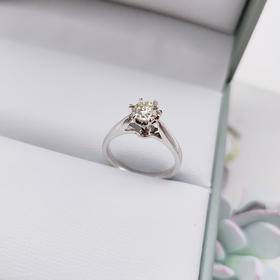 18K钻石戒指（0.566ct）圈号9#