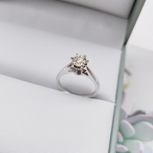 18K钻石戒指（0.566ct）圈号9# 商品图0