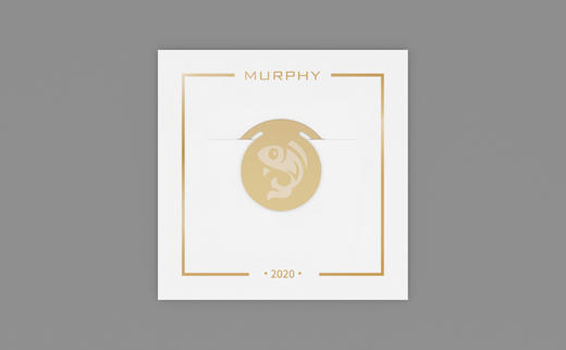 【墨菲】财富鱼 圆形金属书签-金色单只 商品图3