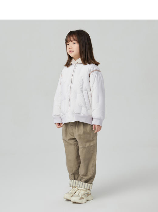 江南布衣童装棒球领羽绒服男女童1k9710370