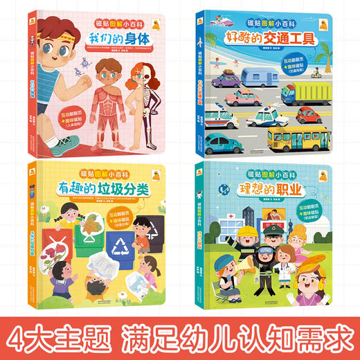 傲游猫-磁贴图解小百科（全4册） 商品图2