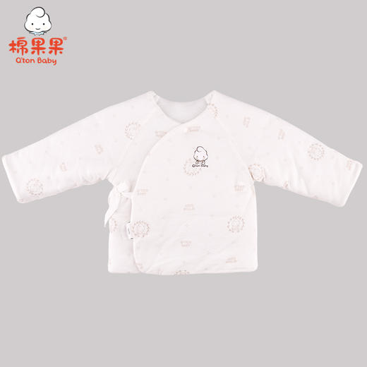棉果果冬季内衣男童女童铺棉偏襟上衣M401111820612 商品图2