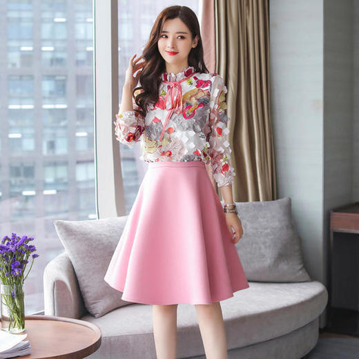 WZNH-XPH8A9长款优雅街头套裙 商品图1