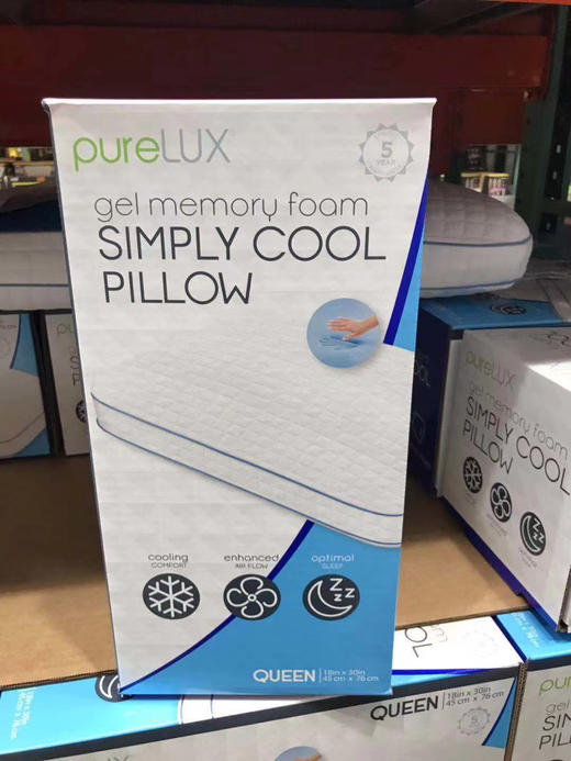 ⑧月折扣！🇺🇸不会失眠的枕头！送自己送父母首选[亲亲]Purelux凝胶cool记忆枕 商品图3