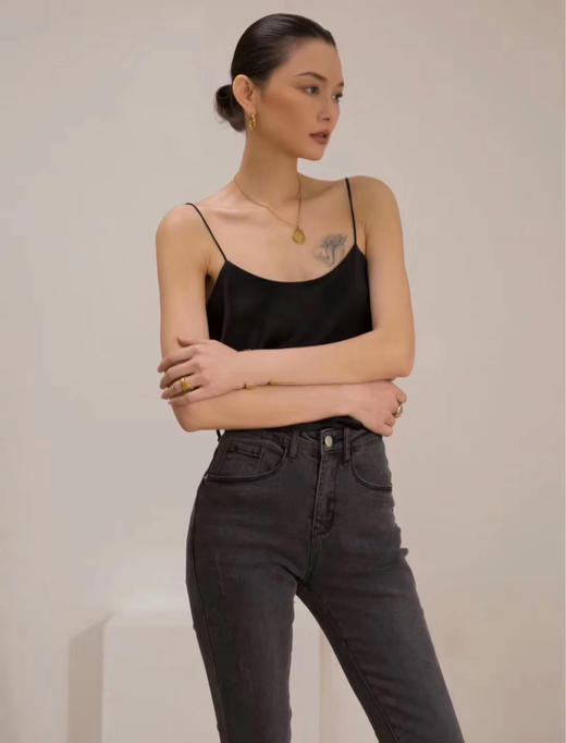 SP-68 灰色不加绒灰色加绒黑色加绒黑色不加绒 均码（80-140斤）超级显瘦魔术裤 商品图3