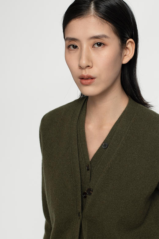 2020经典款女士纯山羊绒V领西装背心 商品图3