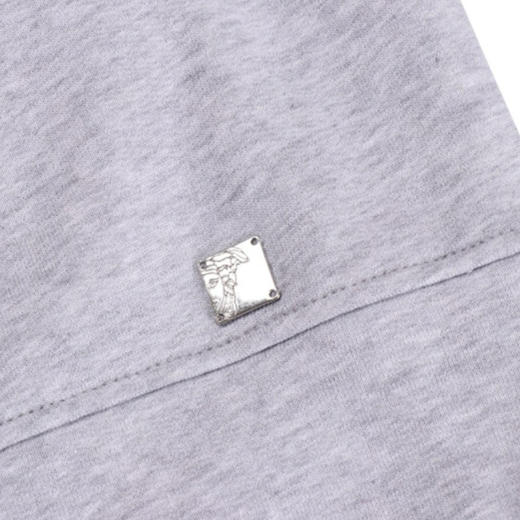 VERSACE COLLECTION 范思哲 男士棉质LOGO长袖卫衣 灰色 V800821Z VJ00358 V8015 商品图3