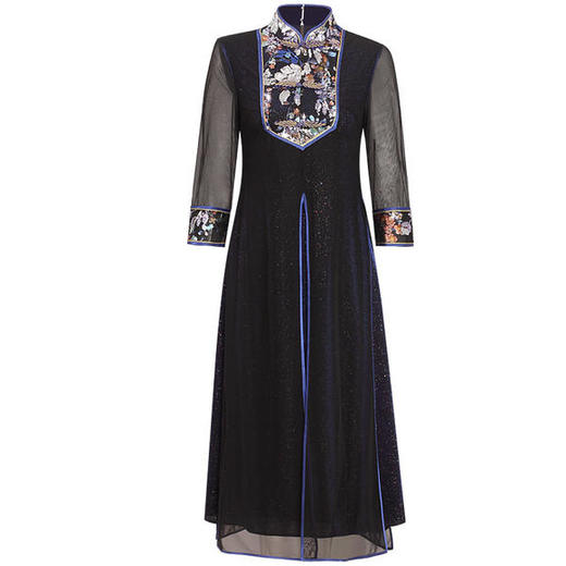 DLQ-A2698新款轻奢名媛气质中国风连衣裙 商品图3