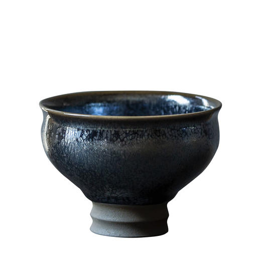 茶香记 高足盏建阳兰亭叙建盏150ml知初系列束口盏斗笠盏茶杯品杯 商品图4