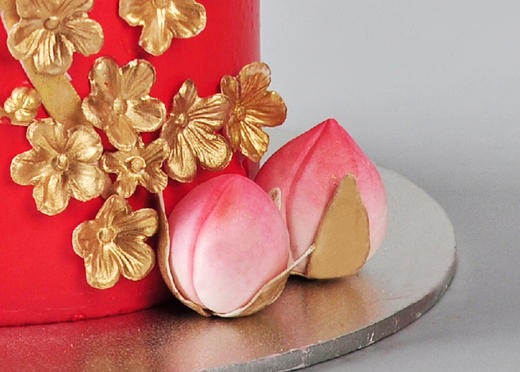 Couleur Violet 中国风寿宴系列乳酪霜生日蛋糕【特高款】 商品图1